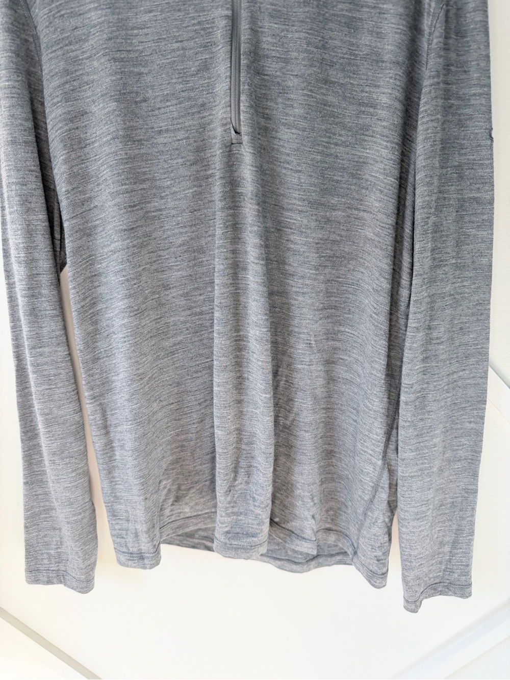 Icebreaker 200 Merino Wool Base Layer Men’s Large Grey |Thermal Outdoor| Hiking - Picture 8 of 16